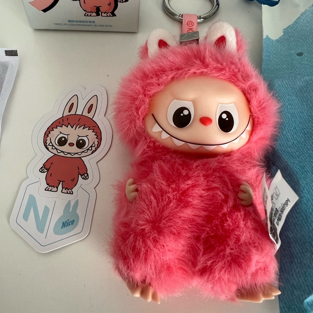 Popmart Labubu Pin for Love Mini plush “N”